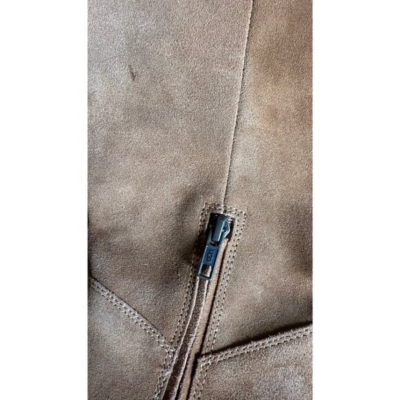 Ugg Arana Knee High Suede Chestnut Heeled Pull-On Boots Womens Size 8.5 - Picture 10 of 10